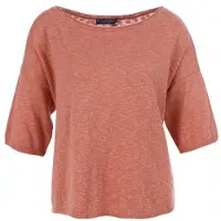 River Woods Crew Neck Loose Swt Ss Pink Talla: XL | Blusas Outlet | Mujer | Rosa