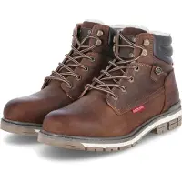 Dockers Botas con cordones chocolate / negro