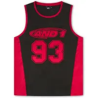 AND1 Camiseta '93 Airtex' rojo fuego / negro