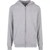 Urban Classics Sudadera con cremallera gris moteado