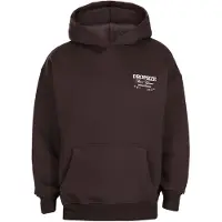 Dropsize Sudadera 'Success' chocolate / blanco