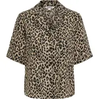ONLY Blusa 'ONLEMMIA' beige / marrón claro / negro