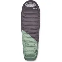 Rab - Women's Radeon -6C / 20F - Saco de dormir fibra sintética size Long - Body Size: 185 cm, verde/ graphene