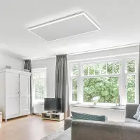 Quality Heating Panel Wi-Fi infrarrojo con iluminación LED, serie QH-HL, dimensiones 63 x 108 cm, 700 vatios