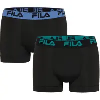FILA Calzoncillo boxer turquesa / azul claro / negro