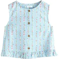 Next Blusa azul claro / verde / rosa / blanco