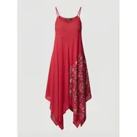 KOROSHI Vestido navy / rojo / blanco