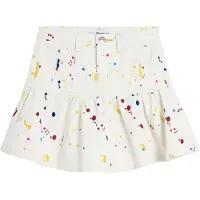 Desigual Falda 'Splash' azul / rojo / blanco