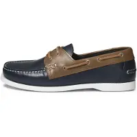 Aigle Mocasines 'New Nubil' marino / marrón