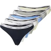 Calvin Klein Underwear Tanga navy / azul claro / amarillo pastel / gris / blanco