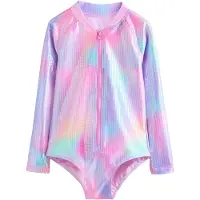 Next Traje de baño aqua / amarillo / lavanda / rosa claro