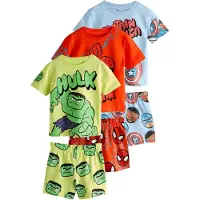 Next Pijama azul claro / amarillo / verde / rojo