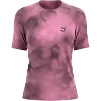 Compressport - Women's Performance S/S T-Shirt - Camiseta de running size S, fucsia/morado