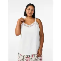 Zizzi Top 'Flkikka' offwhite