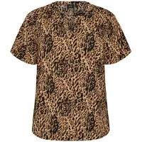 Zizzi Blusa 'Caanni' marrón / negro