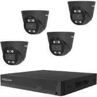 Foscam FN9108 E T4 2T (, grabador de video en red (NVR) de 8 canales, modelo FN9108E, con 4 cámaras modelo T5EP)