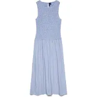 Vero Moda Vestido 'VMLeya' azul paloma / verde moteado