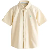 Next Camisa azul cian / amarillo pastel