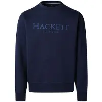 Hackett para hombre. HM5800092 Sudadera Heritage marino (XXL), Casual, Algodón, outlet 2026.
