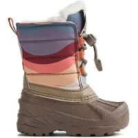 Wheat Botas de nieve 'Aleex' brocado / lila oscuro / melocotón / rojo vino