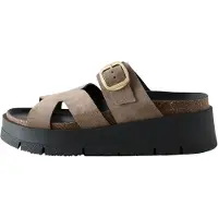 Next Zapatos abiertos 'Forever Comfort' marrón oscuro / negro