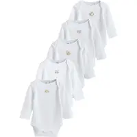 Next Pijama entero/body gris / blanco