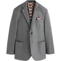 Next Chaqueta tipo saco para negocios gris