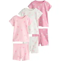 Next Pijama rosa / altrosa / rosa claro / blanco natural