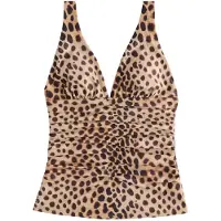 Next Tankini beige / marrón / marrón oscuro