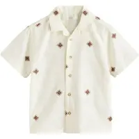 Next Camisa ecru / marrón