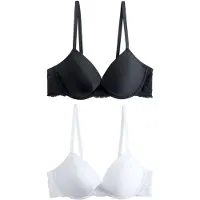 Next Sujetador negro / blanco