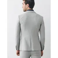 Next Chaqueta saco gris claro