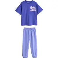 Next Pijama genciana / azul denim / lila