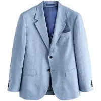 Next Chaqueta tipo saco para negocios azul claro