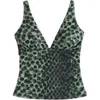 Next Top de tankini verde / caqui / verde claro / negro