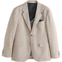 Next Chaqueta tipo saco para negocios beige moteado