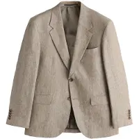 Next Chaqueta saco beige moteado