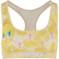 PSD Sujetador deportivo 'Tweety Lux' amarillo / amarillo claro / orquidea / blanco