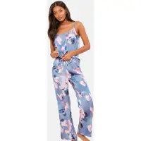 Lipsy Pijama azul / ópalo / rosa