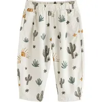 Next Pantalón crema / miel / jade / pino