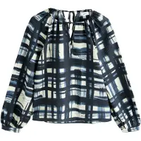 Next Blusa crema / navy / genciana