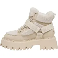 Buffalo Botines con cordones 'Aspen' beige / crema