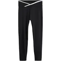 Lipsy Leggings negro / blanco
