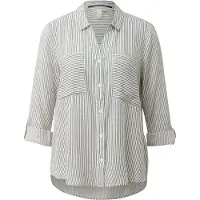 QS Blusa crema / antracita