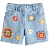 Next Vaquero azul denim / amarillo / naranja / blanco