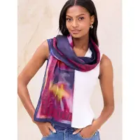 Lipsy Chal navy / amarillo / rosa / altrosa