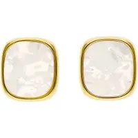 Usha WHITE LABEL Pendientes oro / blanco perla