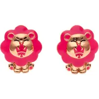 Mymo Pendientes oro rosa / rojo