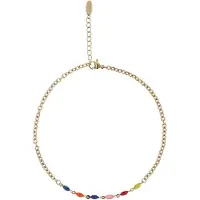 IZIA Pulsera azul / oro / naranja / rosé