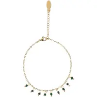 Usha Pulsera oro / esmeralda
